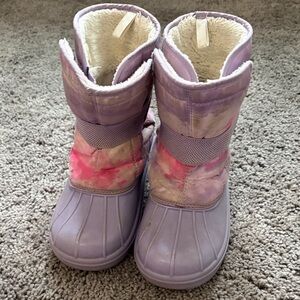 Place Purple and Pink Kids Snow Boots
